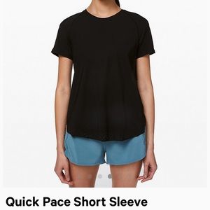 Lululemon quick pace short sleeve